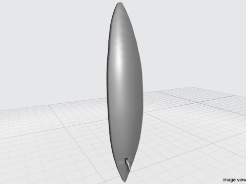 冲浪板 - 5 型 3D 模型