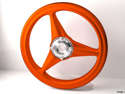 Motorcycle Sportrim Type 1 3D Model