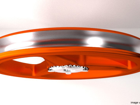 Motorcycle Sportrim Type 1 3D Model