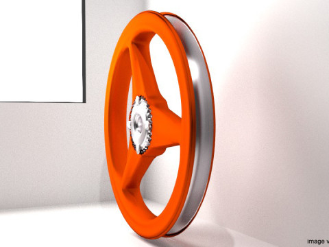 Motorcycle Sportrim Type 1 3D Model