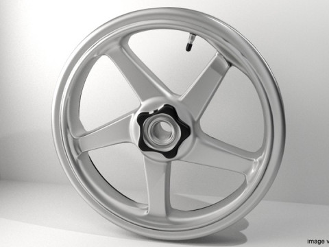 Motorcycle Sportrim Type 2 3D Model