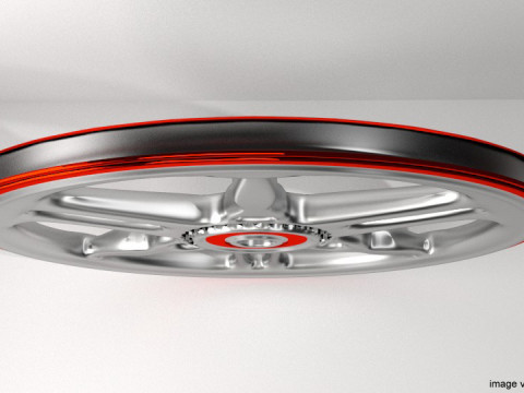 Motorcycle Sportrim Type 3 3D Model