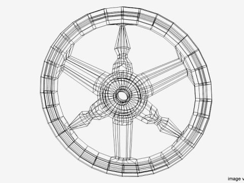 Motorcycle Sportrim Type 3 3D Model