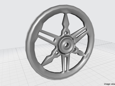 Motorcycle Sportrim Type 3 3D Model