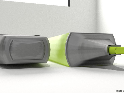 Stationary - Highlight Pen 3D Model