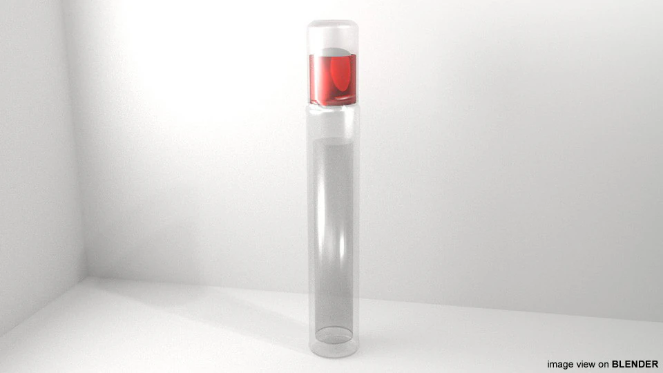 Stationary - Liquid Glue 3D Model .c4d .max .obj .3ds .fbx .stl .blend