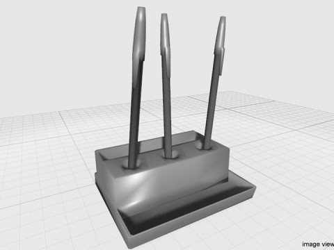 Stationary - Pen holder 3D Модель