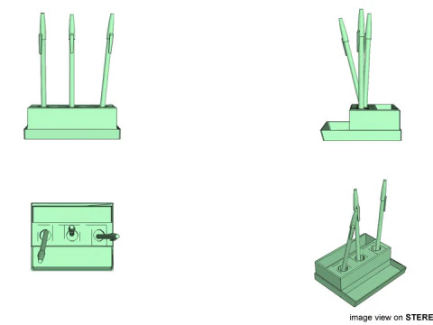 Stationary - Pen holder 3D Model