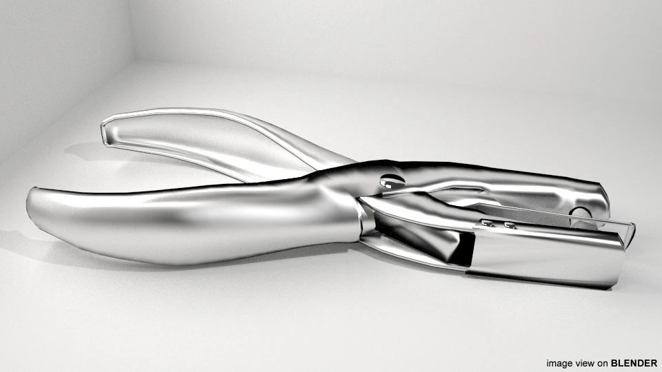 Stationary - Punch Grip 3D Model .c4d .max .obj .3ds .fbx .stl .blend