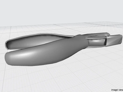 Stationary - Punch Grip 3D Model