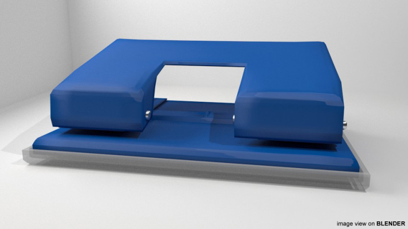 Stationary - Punch Hole Model 3D .c4d .max .obj .3ds .fbx .stl .blend 