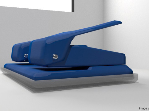 Stationary - Punch Hole Model 3D