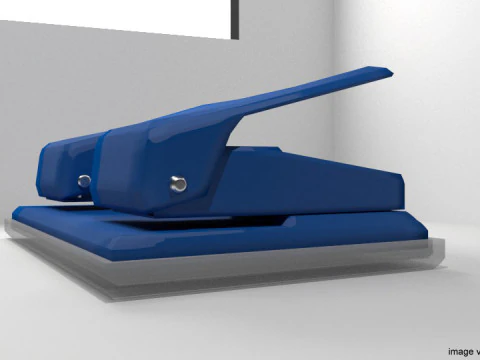 Stationary - Punch Hole 3D Model