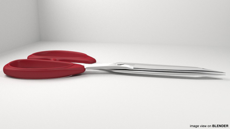 Stationary - Scissor Modello 3D .c4d .max .obj .3ds .fbx .stl .blend 