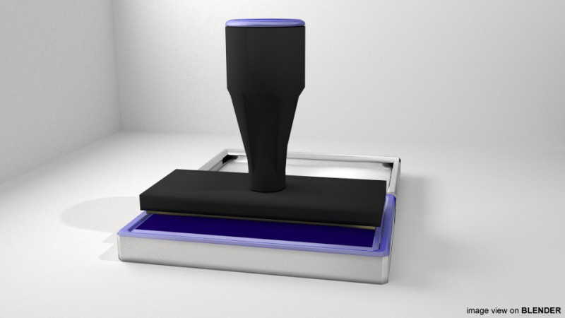 Stationary - Stamp 3Dモデル .c4d .max .obj .3ds .fbx .stl .blend 