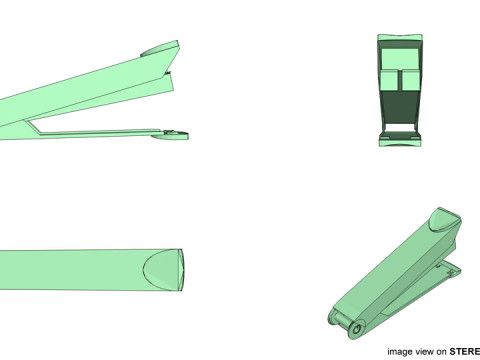 Stationary - Stapler 3D Model