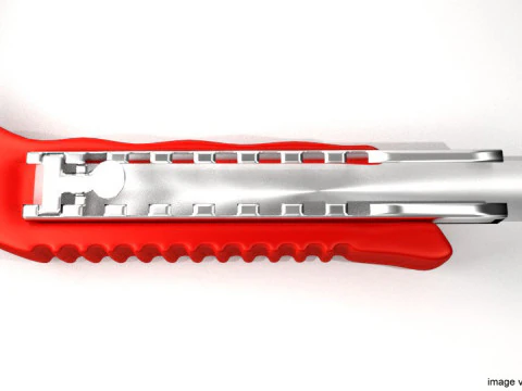 Stationary - Utility Snap-blade Knive 3D Model
