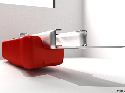 Stationary - Utility Snap-blade Knive Model 3D