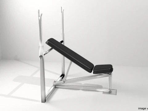 Тренажер &ndash; скамья для груди 3D Модель