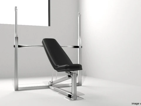 Macchina per esercizi - Panca per pettorali Modello 3D