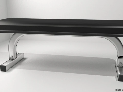 Oefenmachine - Platte bank 3D Model