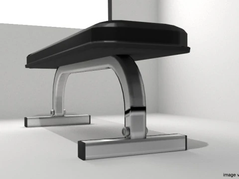Machine d'exercice - Banc plat Modèle 3D