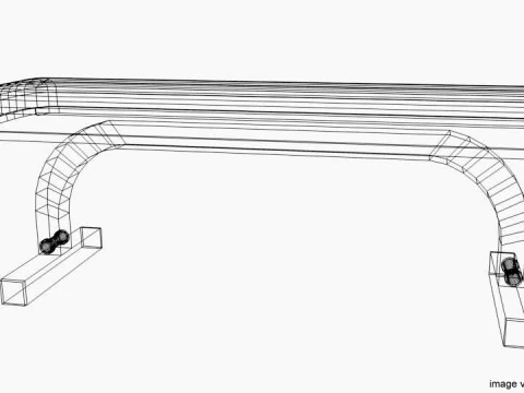 Machine d'exercice - Banc plat Modèle 3D