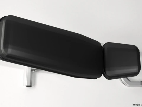 Exercise Machine - Legpress Bench 3D Model