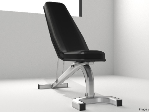 Exercise Machine - Legpress Bench 3D Модель