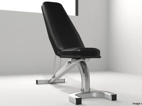 Exercise Machine - Legpress Bench 3D Model