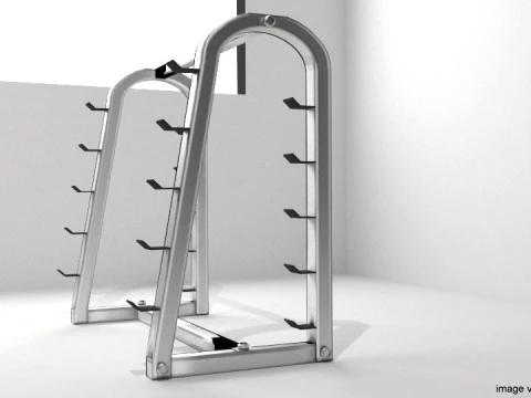 Exercise Storage - Barbell Rack 3D Model