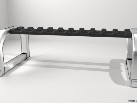 Exercise Storage - Dumbell Rack 3Dモデル
