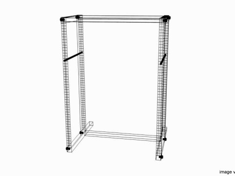 Exercise Storage - Power Cage Modello 3D