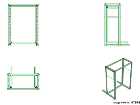 Exercise Storage - Power Cage Modello 3D