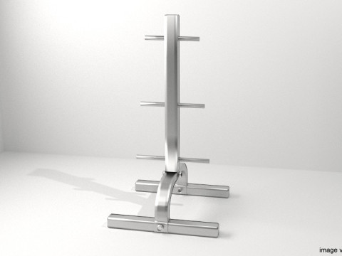 Exercise Storage - Weight Plate Rack 3D Model