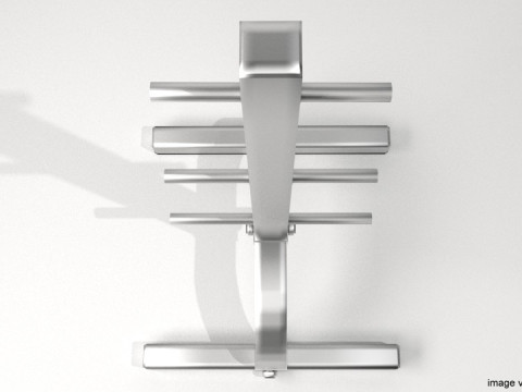 Exercise Storage - Weight Plate Rack 3Dモデル