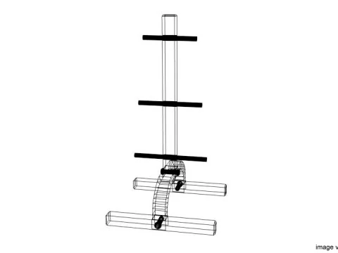 Exercise Storage - Weight Plate Rack 3D Model
