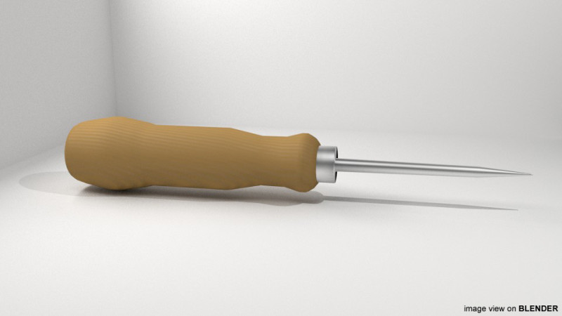 Craftsman Handtools - Awl Modelo 3D .c4d .max .obj .3ds .fbx .stl .blend 