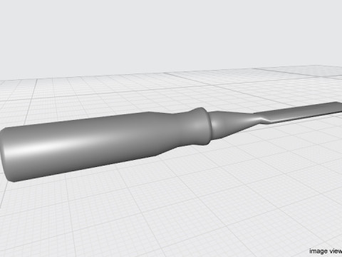 Craftsman Handtools - Chisel 3D-Modell
