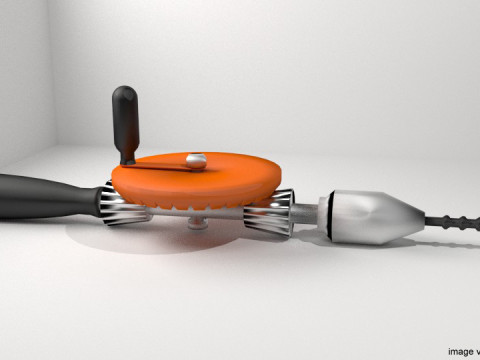 Craftsman Handtools - Hand Drill 3D मॉडल