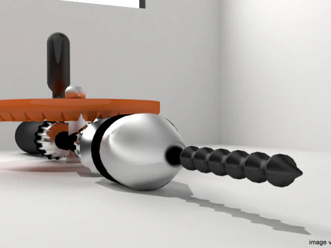 Craftsman Handtools - Hand Drill 3D Model