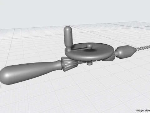 Craftsman Handtools - Hand Drill 3D Model
