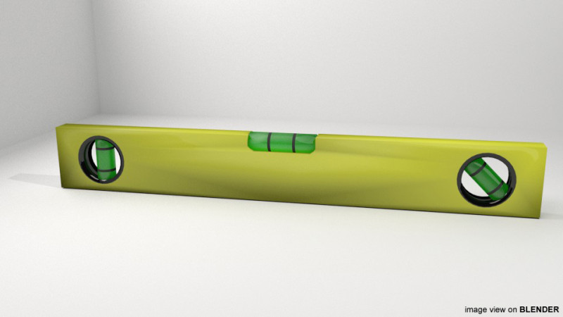 Craftsman Handtools - Level Model 3D .c4d .max .obj .3ds .fbx .stl .blend 