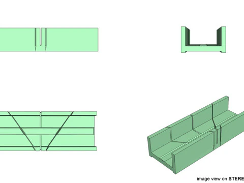 Craftsman Handtools - Miter Box 3D Model