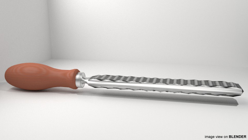 Craftsman Handtools - Rasp 3D मॉडल .c4d .max .obj .3ds .fbx .stl .blend 