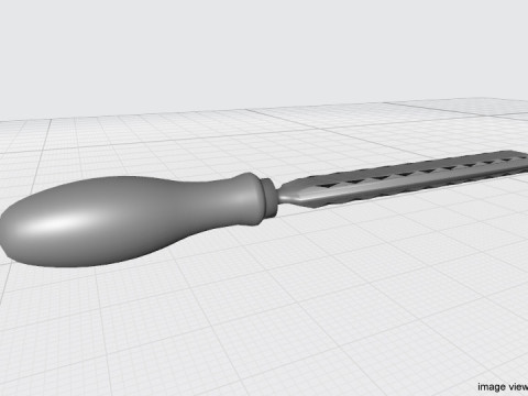 Craftsman Handtools - Rasp 3D मॉडल