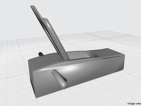 Craftsman Handtools - Smoothing Plane 3D Model
