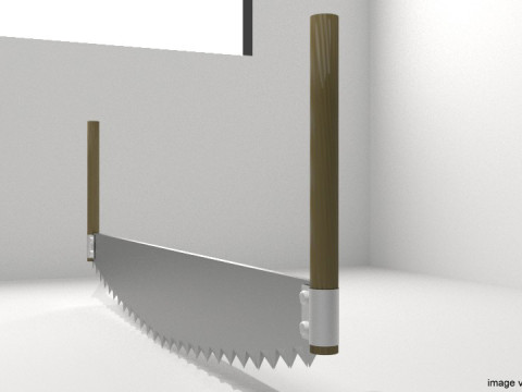 Craftsman Handtools - Two-man Saw Model 3D