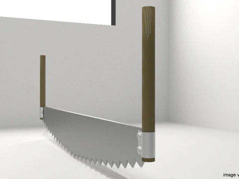 Craftsman Handtools - Two-man Saw 3D Model