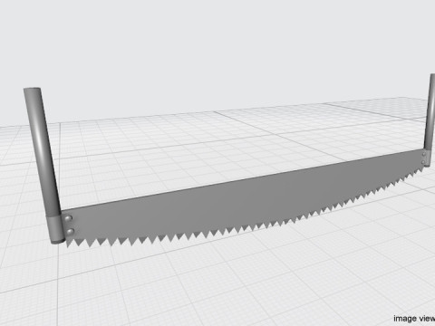 Craftsman Handtools - Two-man Saw Model 3D